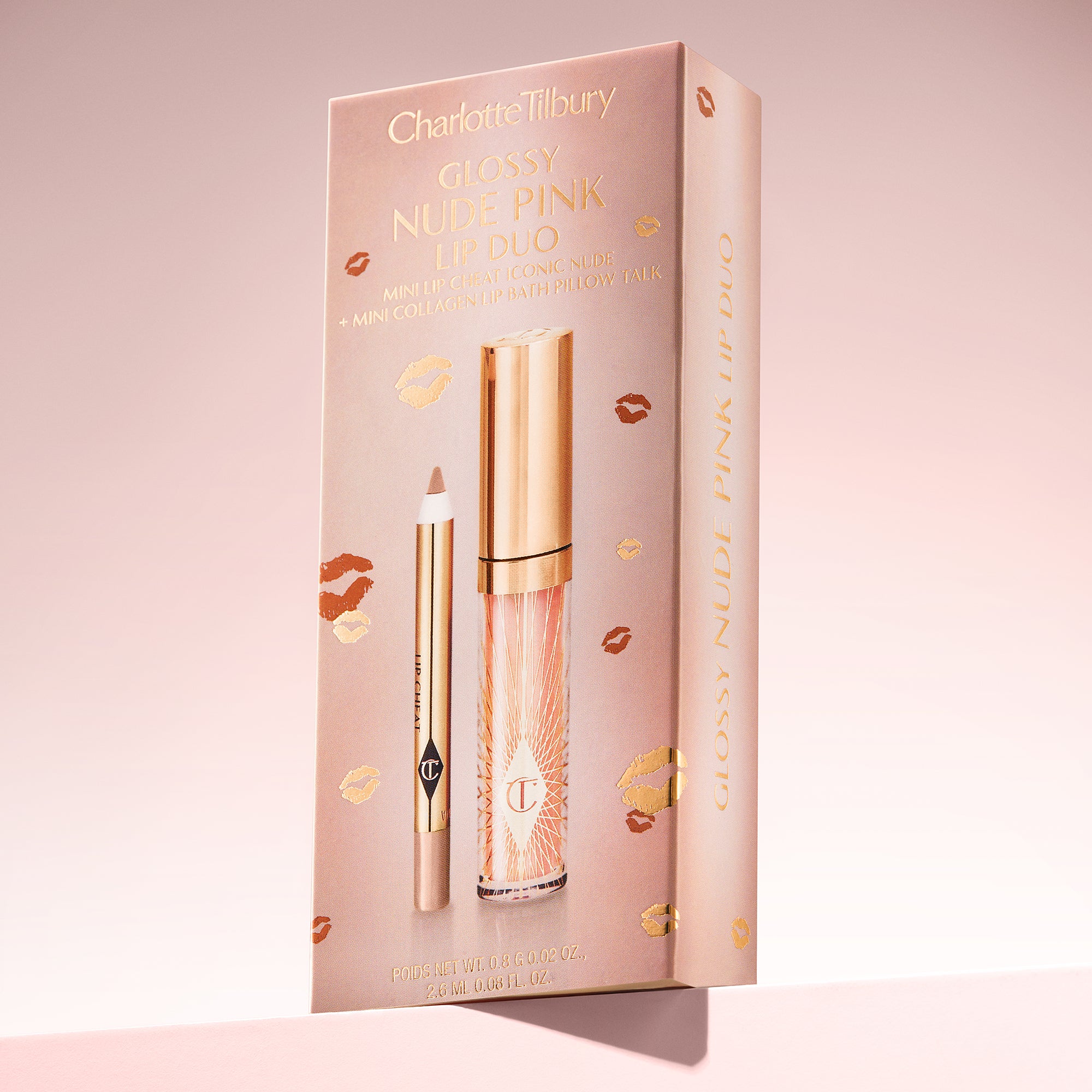 GLOSSY LIP DUO - NUDE PINK - View 5