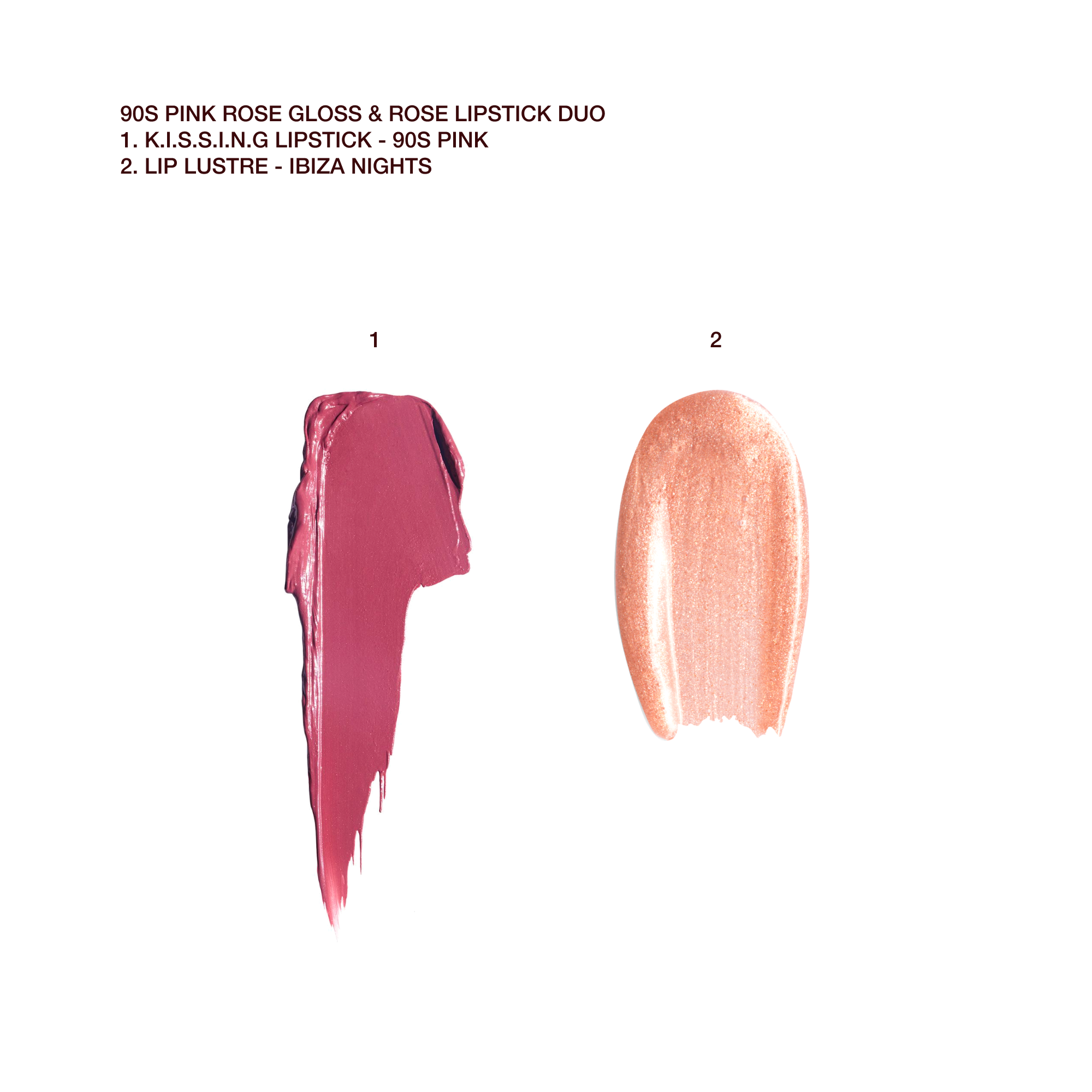 GLOSS & LIPSTICK DUO - 90s PINK - View 5