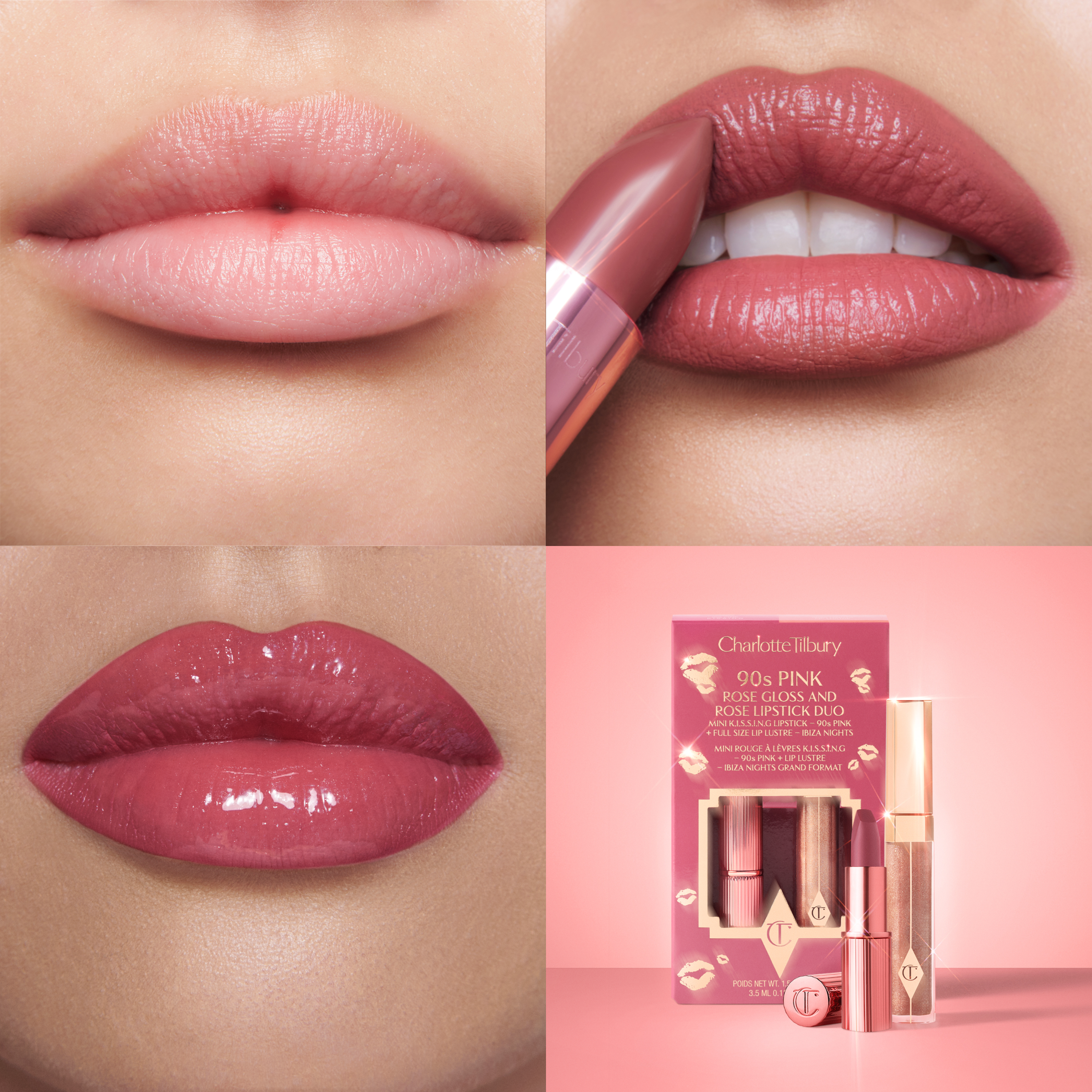 GLOSS & LIPSTICK DUO - 90s PINK - View 6