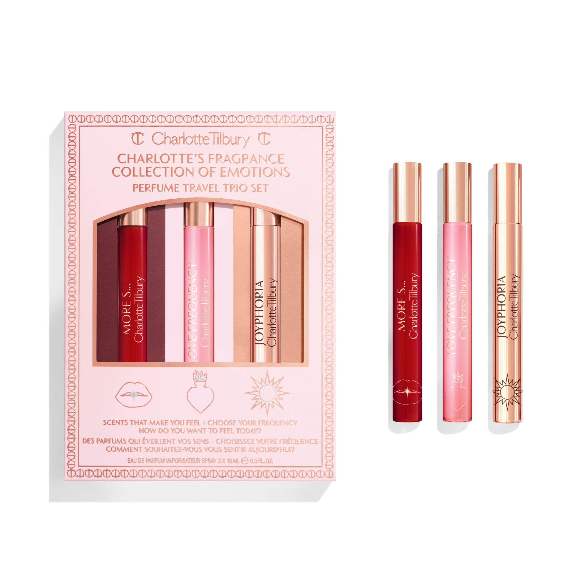FRAGRANCE COLLECTION OF EMOTIONS PERFUME TRAVEL TRIO SET - LIMITED EDITION - View 5