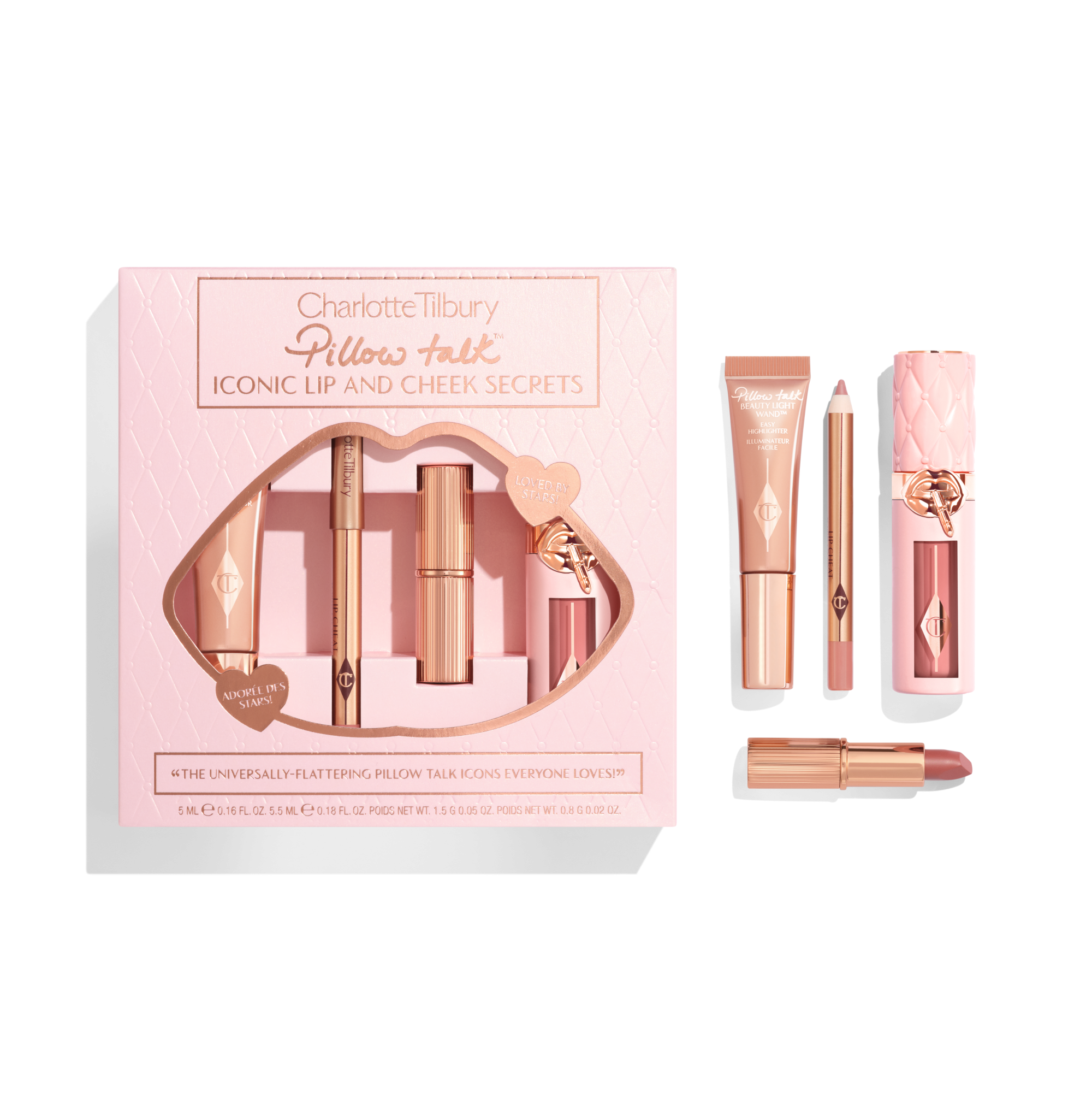 PILLOW TALK ICONIC LIP AND CHEEK SECRETS - PILLOW TALK