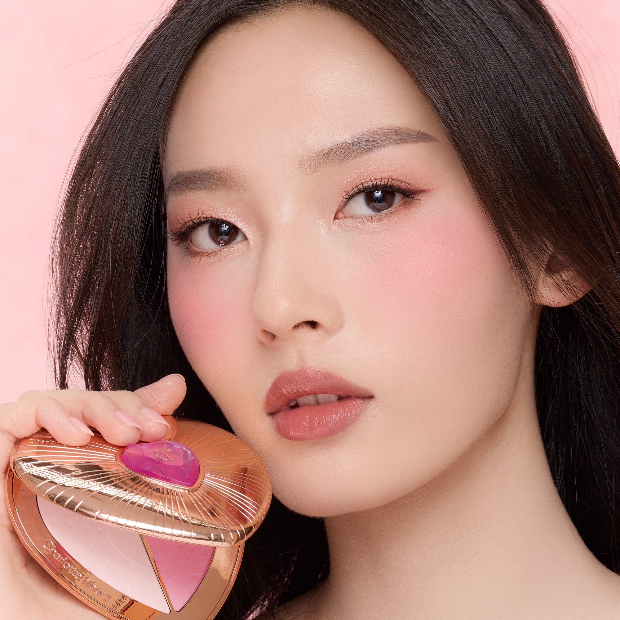 PILLOW TALK BEAUTY SOULMATES FACE PALETTE - FLAWLESS PINK - View 3