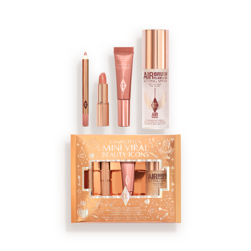 CHARLOTTE'S MINI VIRAL BEAUTY ICONS - TRAVEL SIZE MAKEUP KIT