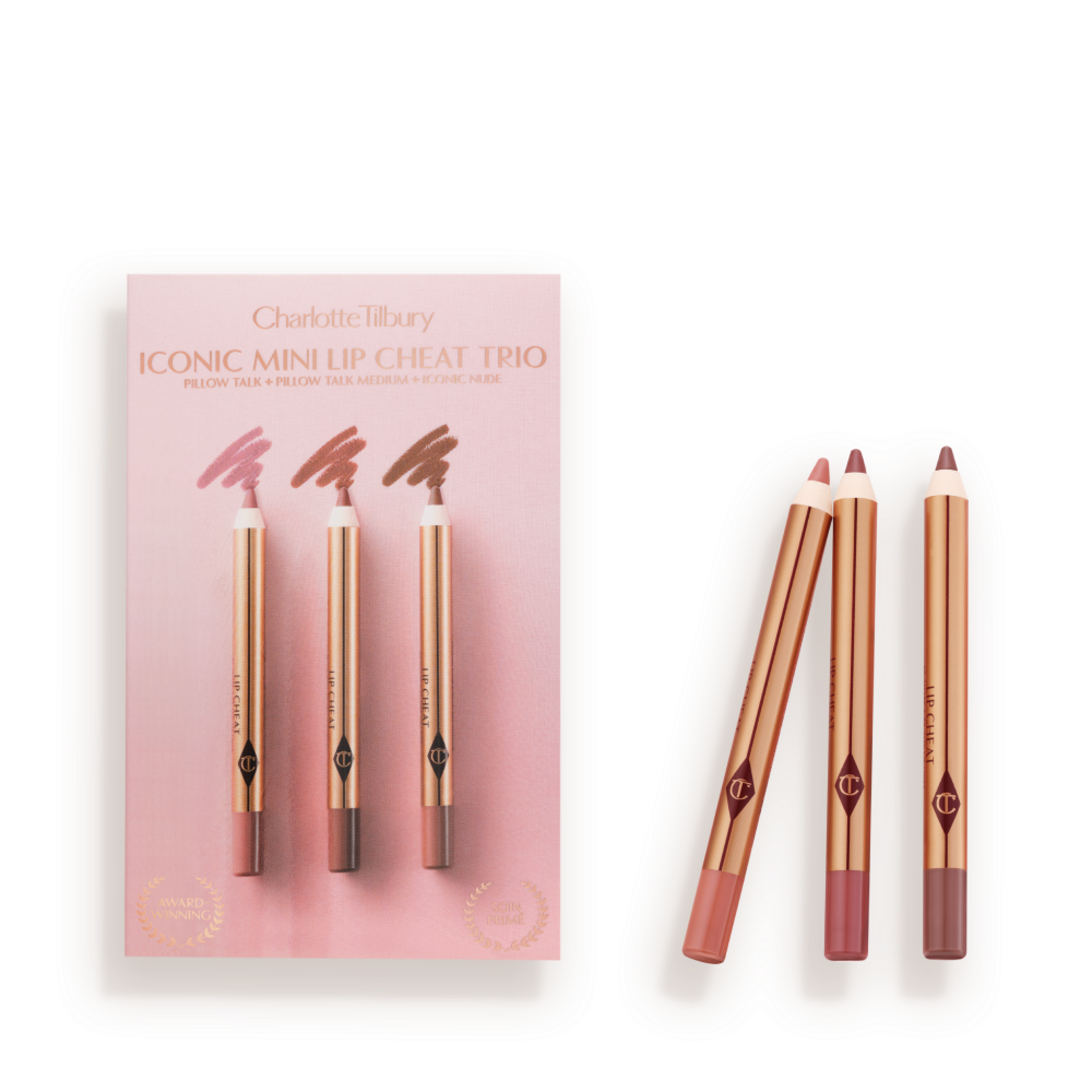 CHARLOTTE'S ICONIC LIP CHEAT TRIO - LIP CHEAT TRIO GIFT