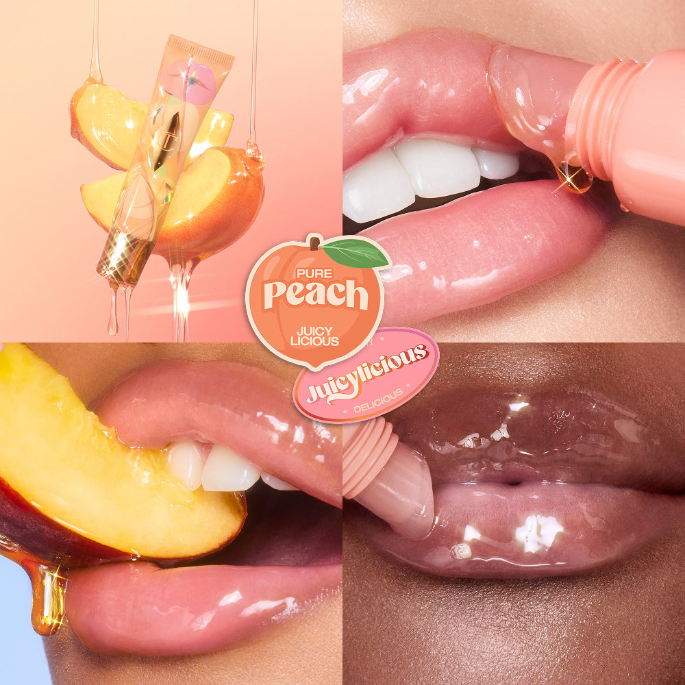 UNREAL LIPS HEALTHY GLOW NECTAR OIL - JUICYLICIOUS PURE PEACH - View 3
