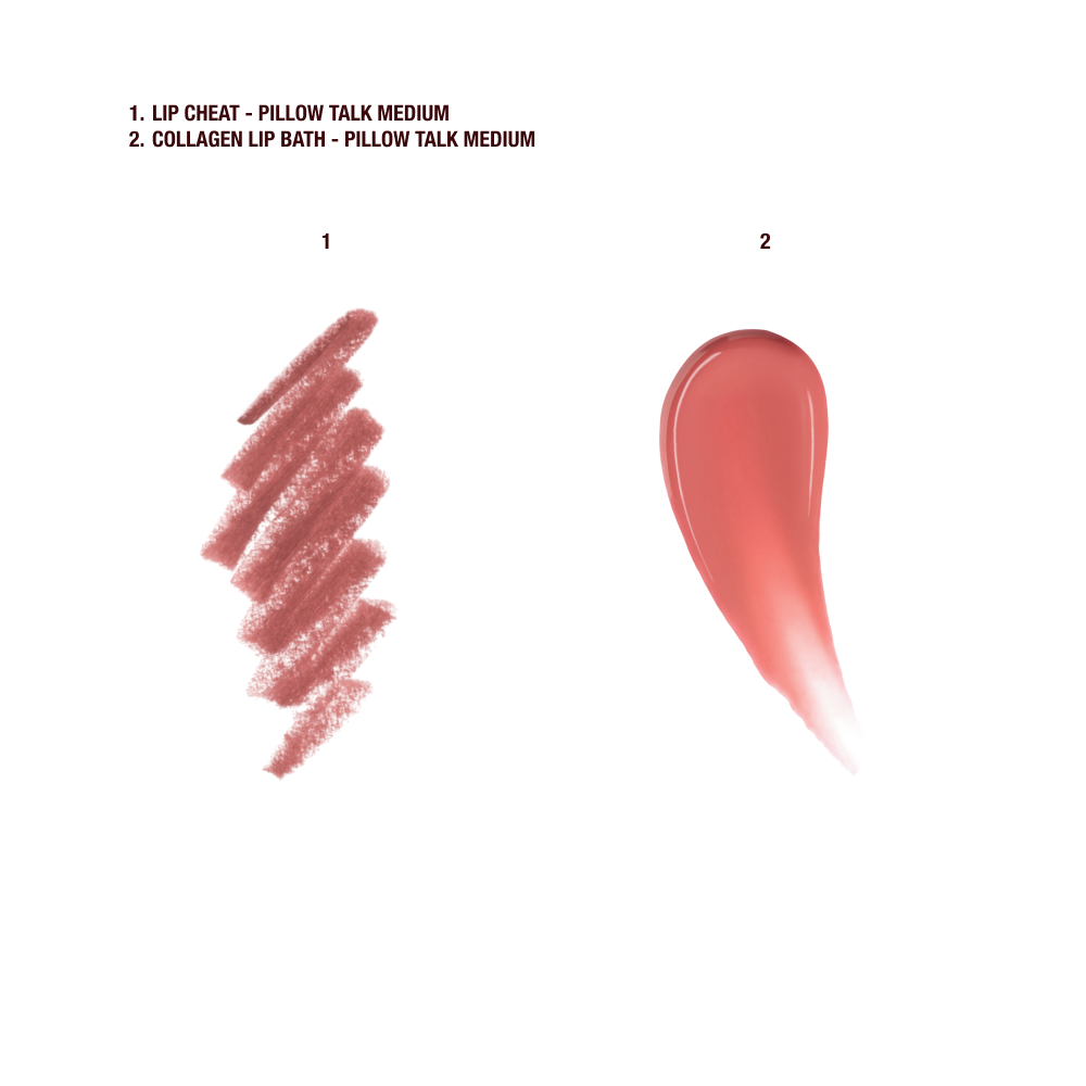 PILLOW TALK MINI GLOSSY LIPS DUO - PILLOW TALK MEDIUM - View 6