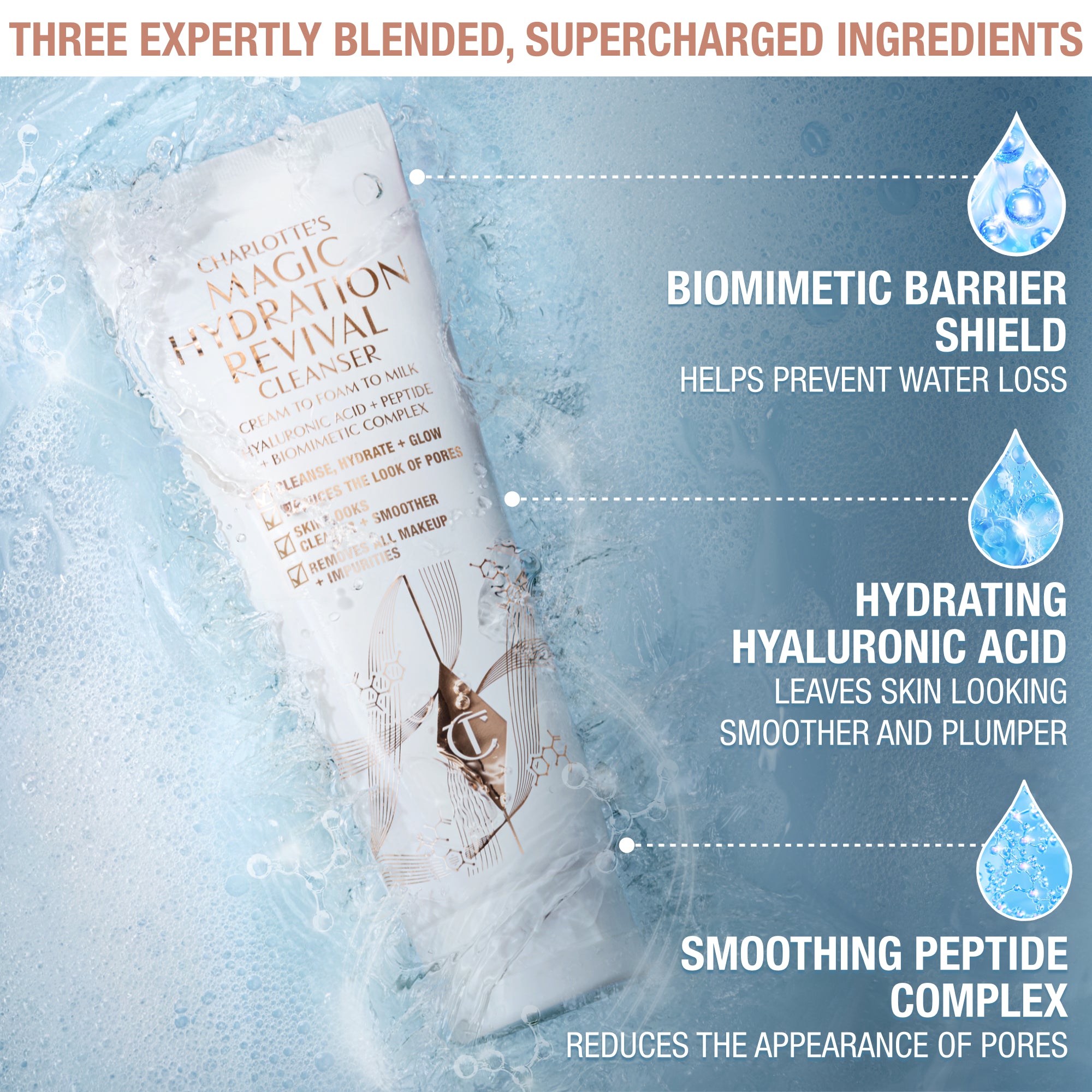 CHARLOTTE'S MAGIC HYDRATION REVIVAL CLEANSER - 30 ML - View 3